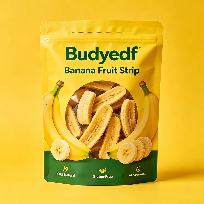 Budyedf Creamy Banana Fruit Strips